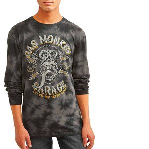 Gas Monkey Garage Let ' er Rip Tater Chip Tie Dye Official T-Shirt 2XL NWT